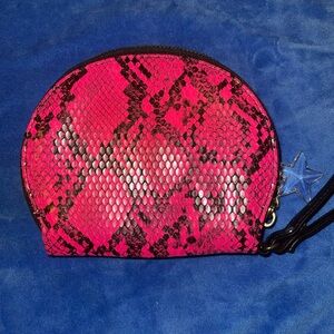 Pink Snakeskin Pattern Women's Bag